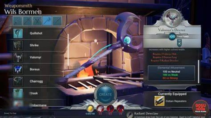 Dauntless: How to Craft a Radiant Weapon