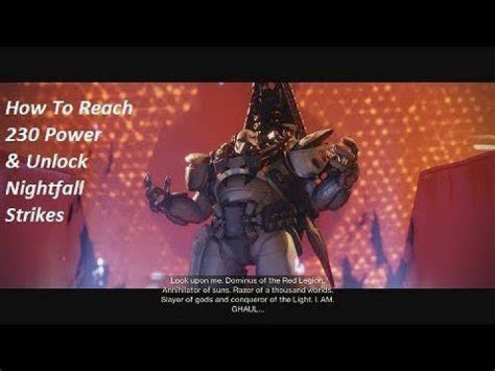 Destiny 2: How to Unlock Nightfall Strikes