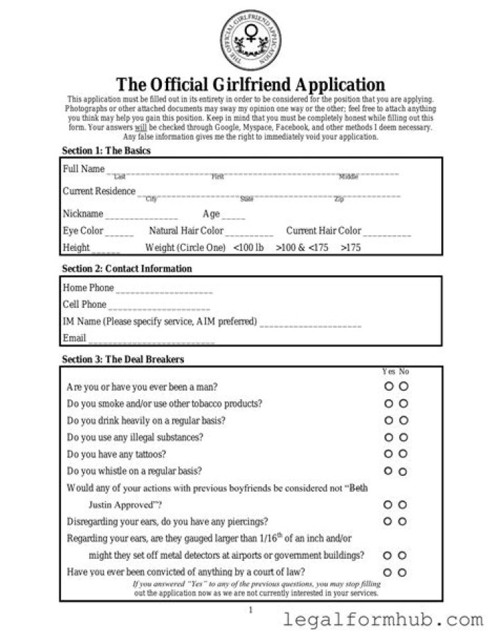Girlfriend Application