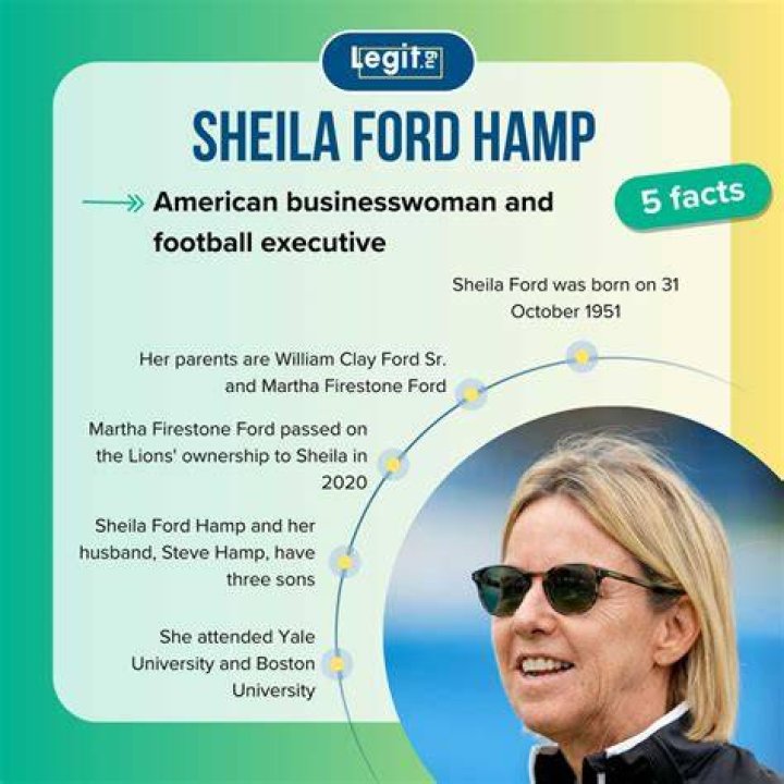Sheila Ford Hamp Net Worth 2024