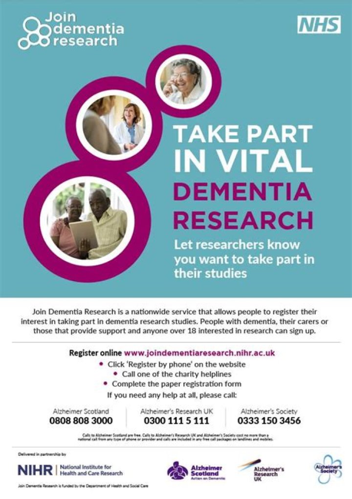 Take part in dementia research