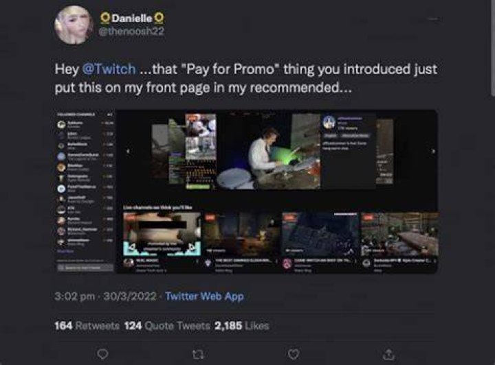 Twitch disables paid boost feature after users get banned content on front page